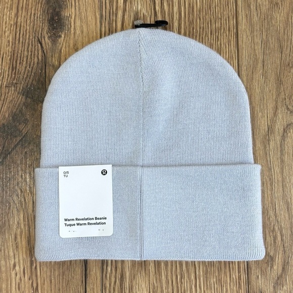NWT Lululemon Warm Revelation Beanie In Serene Blue/SNOR One Size main image 5